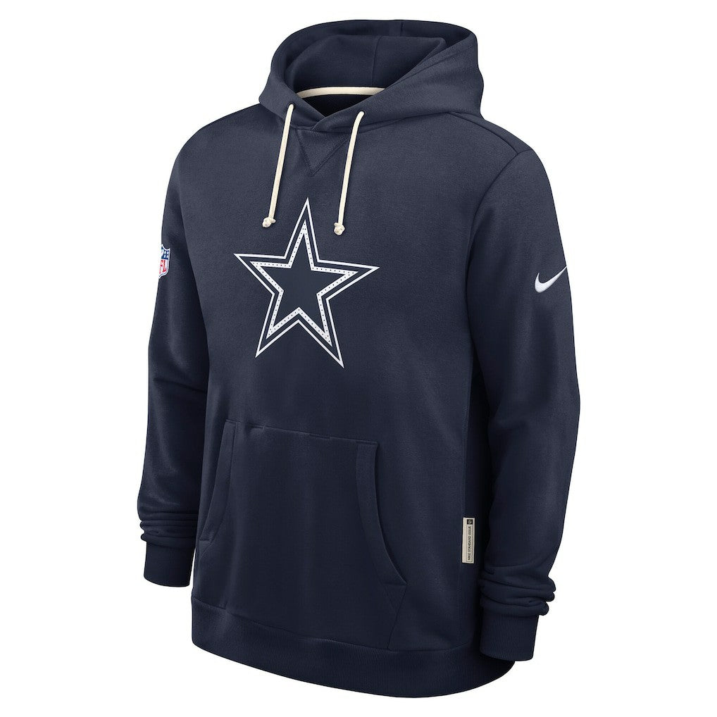 Dallas Cowboys Sideline Standard Issue Initial Home Dri-FIT Hoodie - Navy Hoodies
