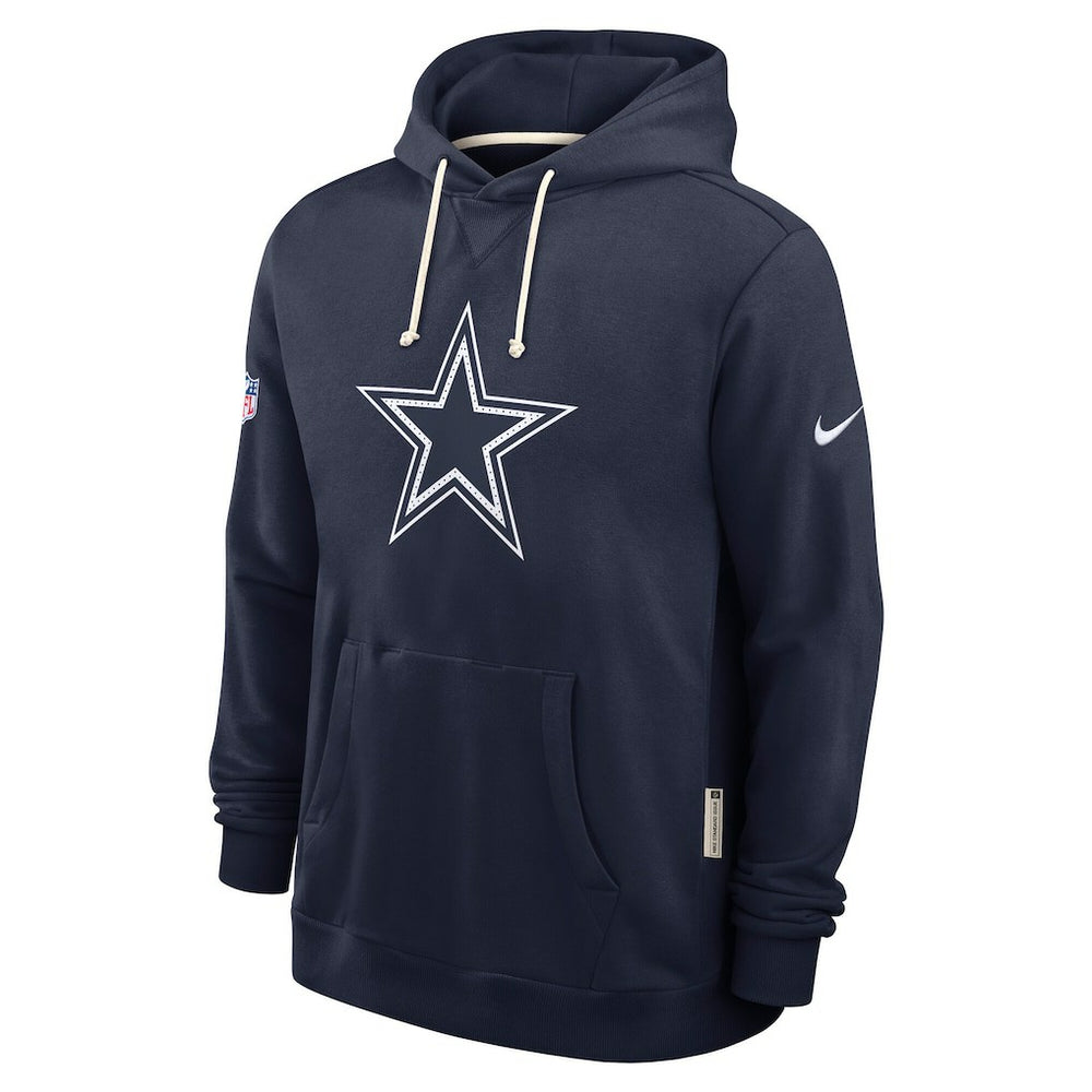 Dallas Cowboys Sideline Standard Issue Initial Home Dri-FIT Hoodie - Navy Hoodies