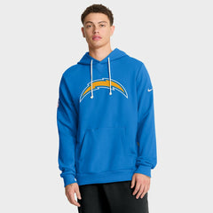 Los Angeles Chargers Sideline Standard Issue Initial Home Dri-FIT Hoodie - Powder Blue Hoodies