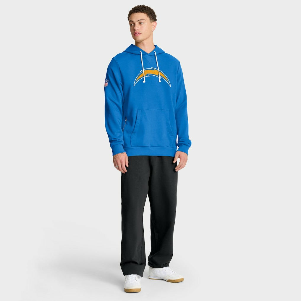 Los Angeles Chargers Sideline Standard Issue Initial Home Dri-FIT Hoodie - Powder Blue Hoodies