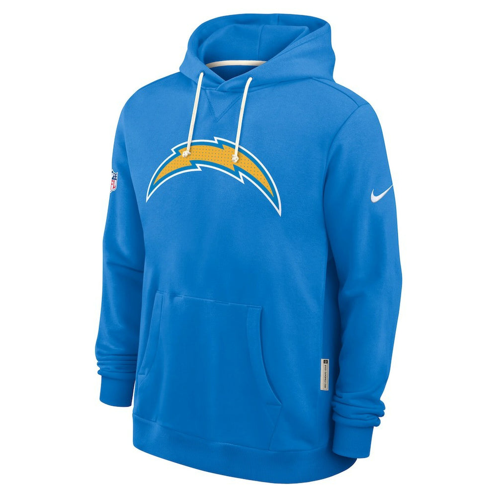 Los Angeles Chargers Sideline Standard Issue Initial Home Dri-FIT Hoodie - Powder Blue Hoodies