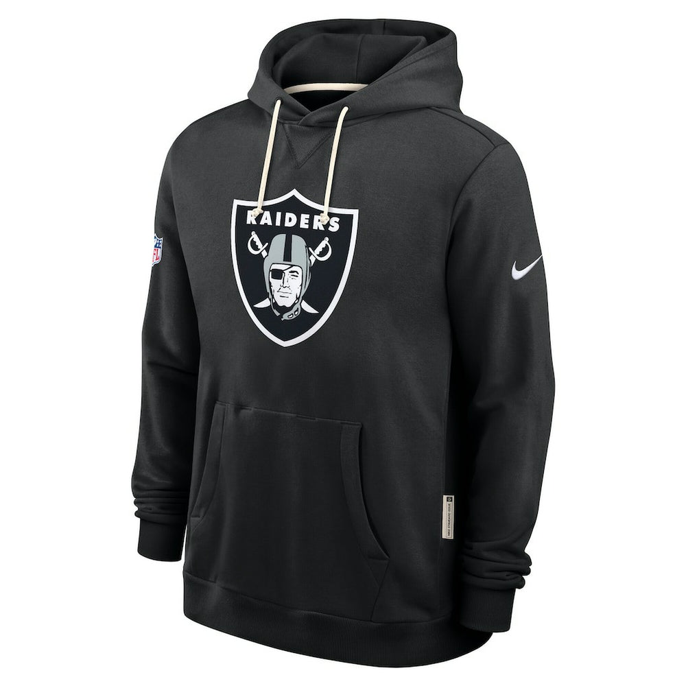 Las Vegas Raiders Sideline Standard Issue Initial Home Dri-FIT Hoodie - Black Hoodies