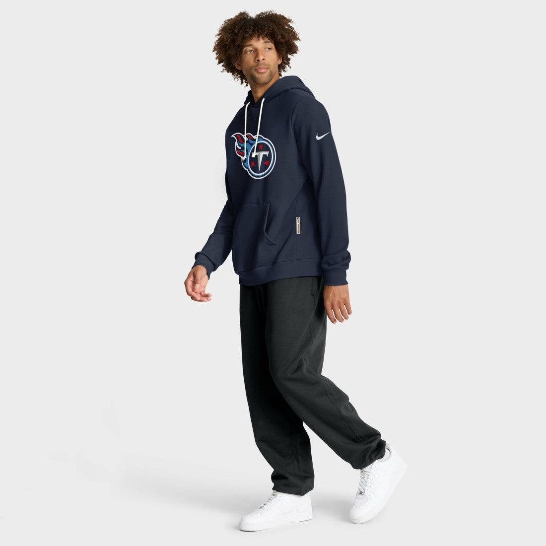 Tennessee Titans Sideline Standard Issue Initial Home Dri-FIT Hoodie - Navy Hoodies