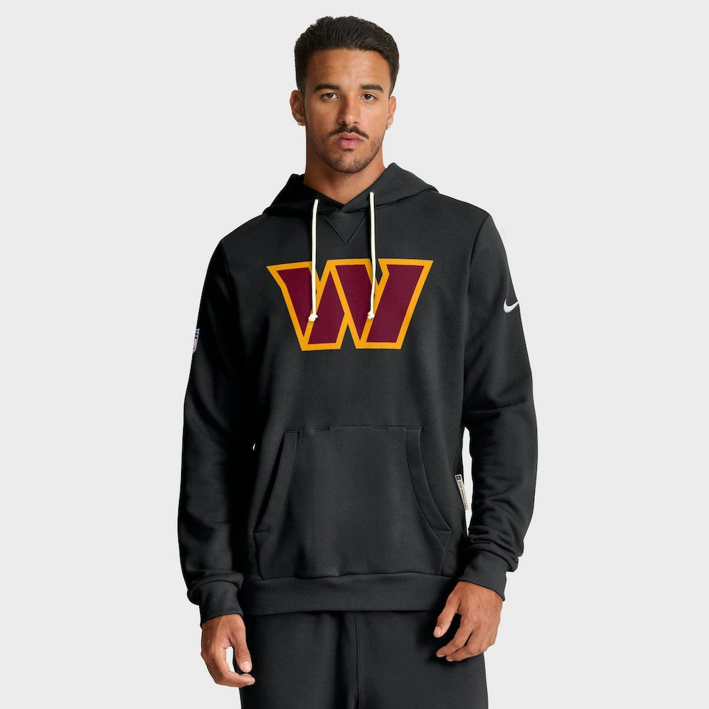Washington Commanders Sideline Standard Issue Initial Home Dri-FIT Hoodie - Black Hoodies