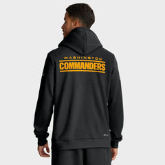 Washington Commanders Sideline Standard Issue Initial Home Dri-FIT Hoodie - Black Hoodies