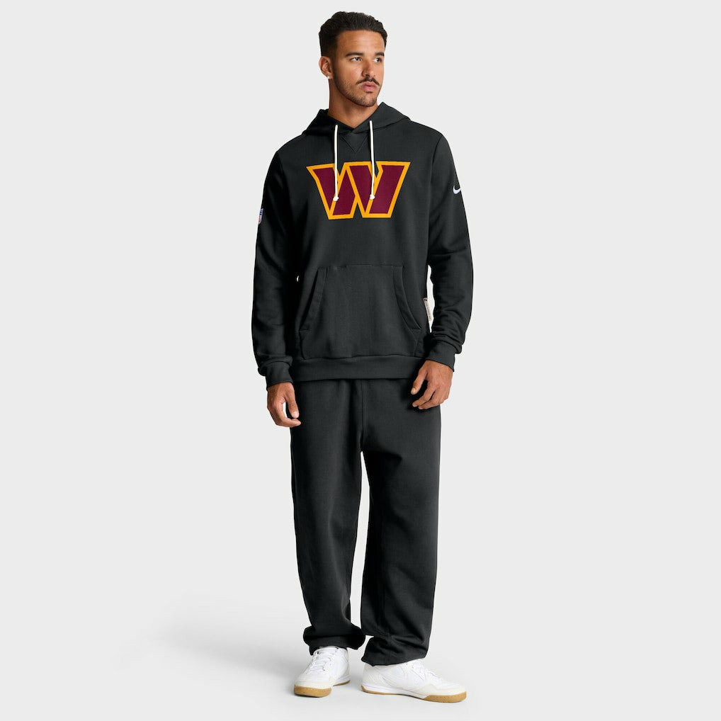 Washington Commanders Sideline Standard Issue Initial Home Dri-FIT Hoodie - Black Hoodies