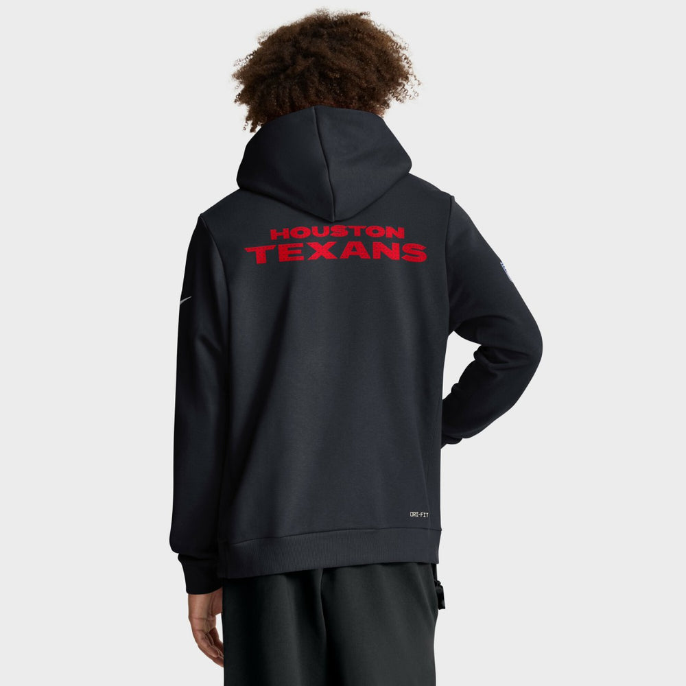 Houston Texans Sideline Standard Issue Initial Home Dri-FIT Hoodie - Navy Hoodies
