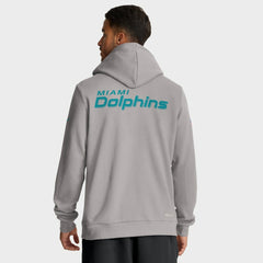 Miami Dolphins Sideline Standard Issue Initial Home Dri-FIT Hoodie - Charcoal Hoodies