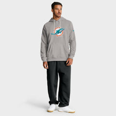 Miami Dolphins Sideline Standard Issue Initial Home Dri-FIT Hoodie - Charcoal Hoodies