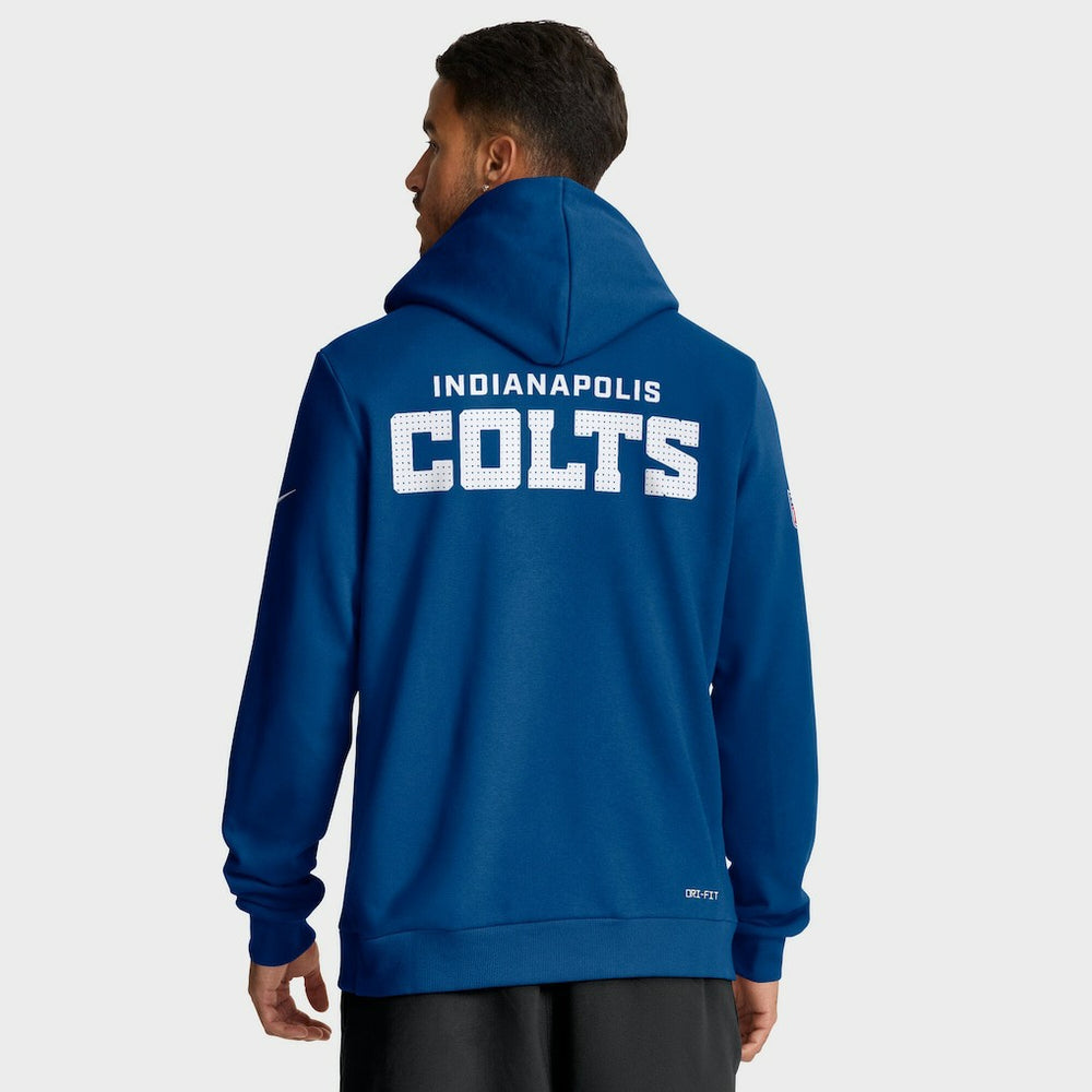 Indianapolis Colts Sideline Standard Issue Initial Home Dri-FIT Hoodie - Royal Hoodies