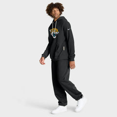 Jacksonville Jaguars Sideline Standard Issue Initial Home Dri-FIT Hoodie - Black Hoodies