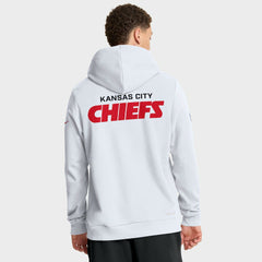 Kansas City Chiefs Sideline Standard Issue Initial Home Dri-FIT Hoodie - White Hoodies