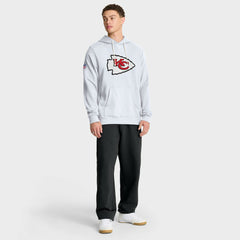 Kansas City Chiefs Sideline Standard Issue Initial Home Dri-FIT Hoodie - White Hoodies
