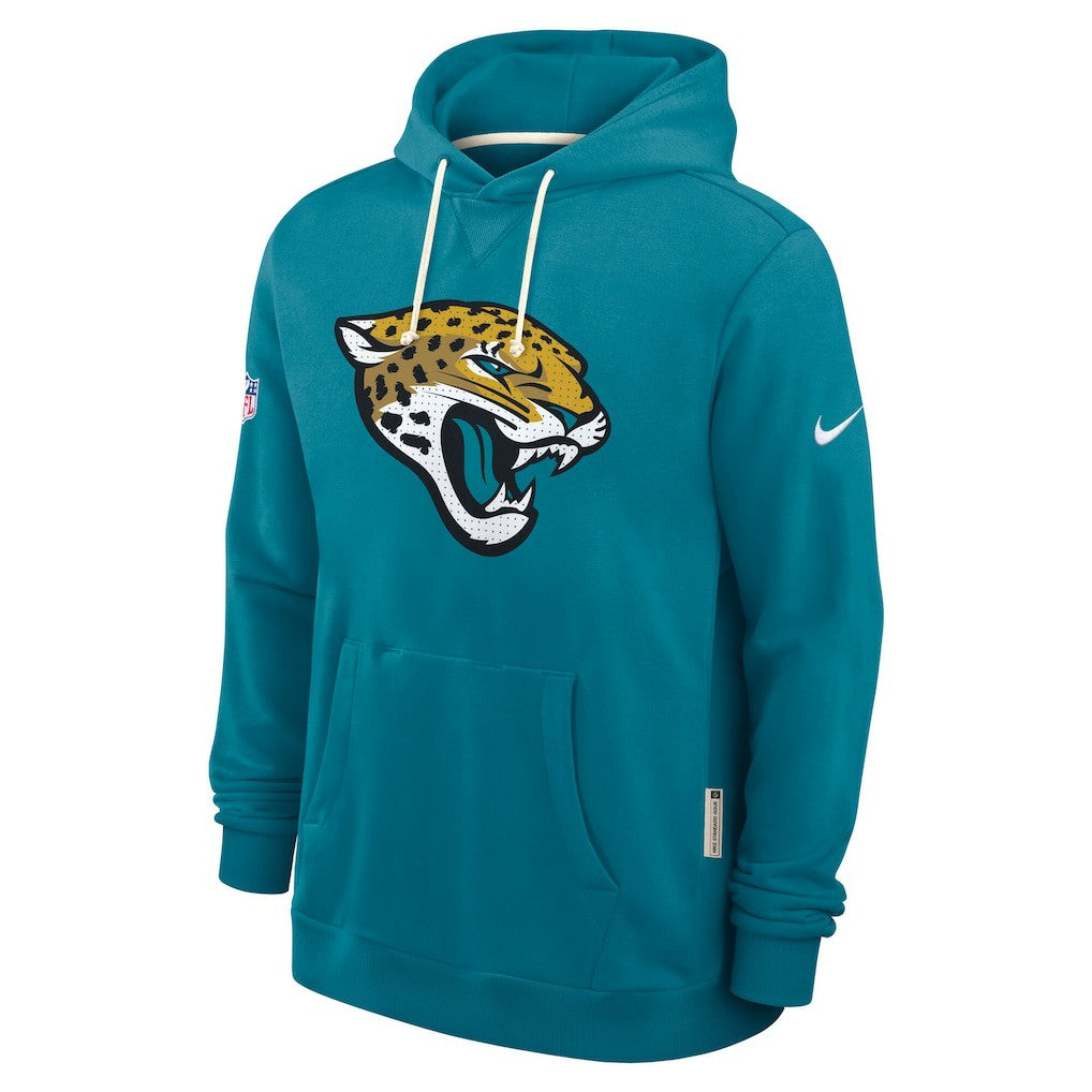 Jacksonville Jaguars Sideline Standard Issue Initial Home Dri-FIT Hoodie - Teal Hoodies