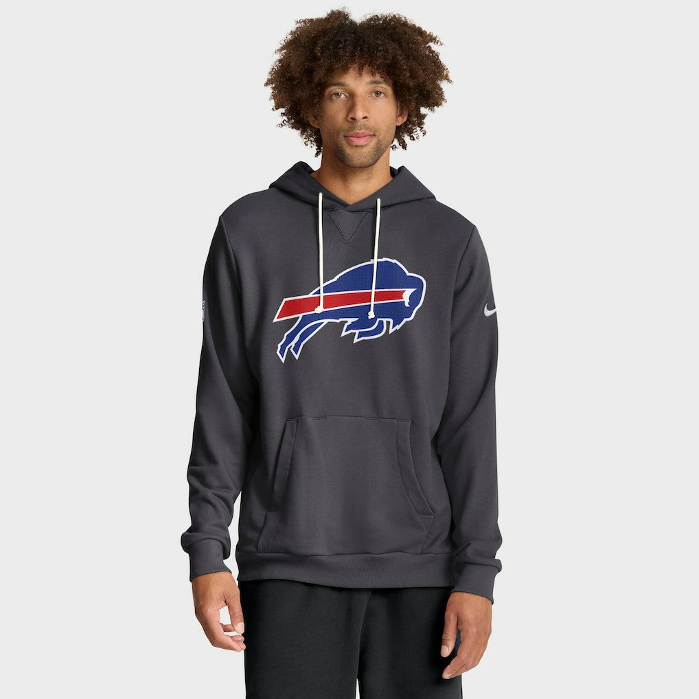 Buffalo Bills Sideline Standard Issue Initial Home Dri-FIT Hoodie - Anthracite Hoodies