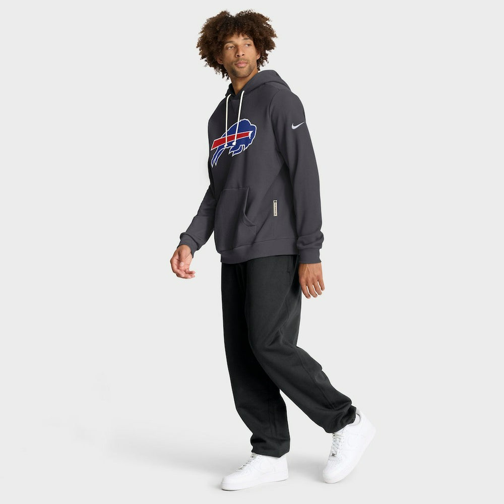 Buffalo Bills Sideline Standard Issue Initial Home Dri-FIT Hoodie - Anthracite Hoodies
