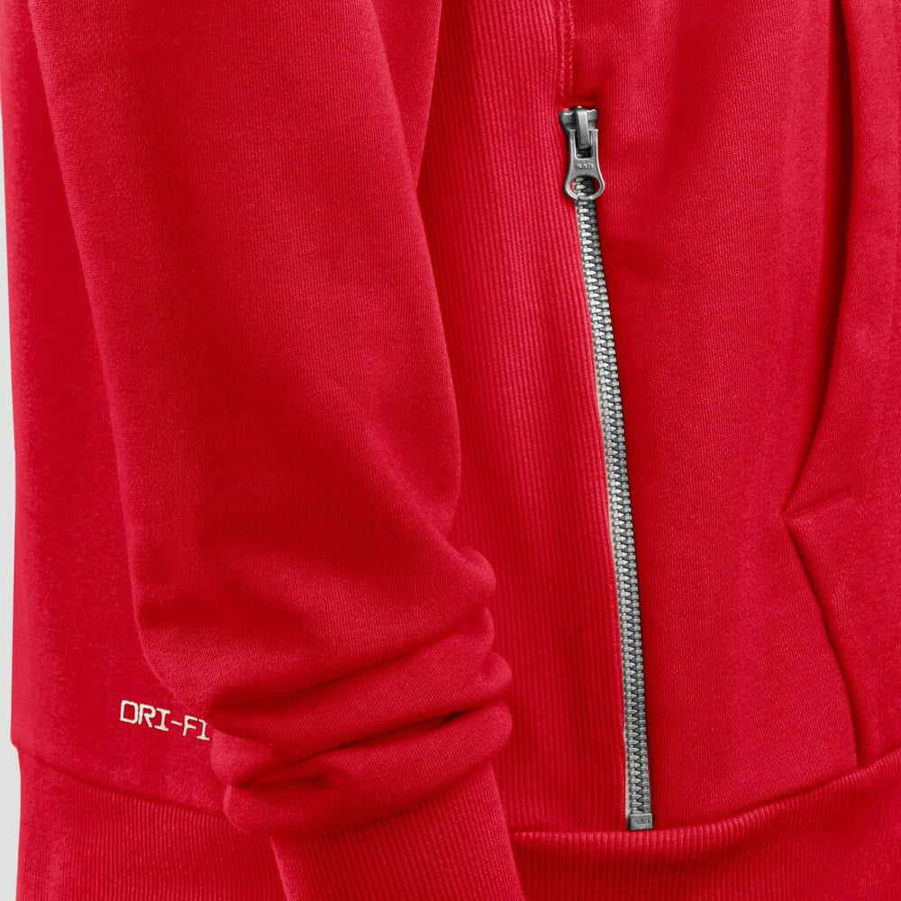 Kansas City Chiefs Sideline Standard Issue Initial Home Dri-FIT Hoodie - Red Hoodies