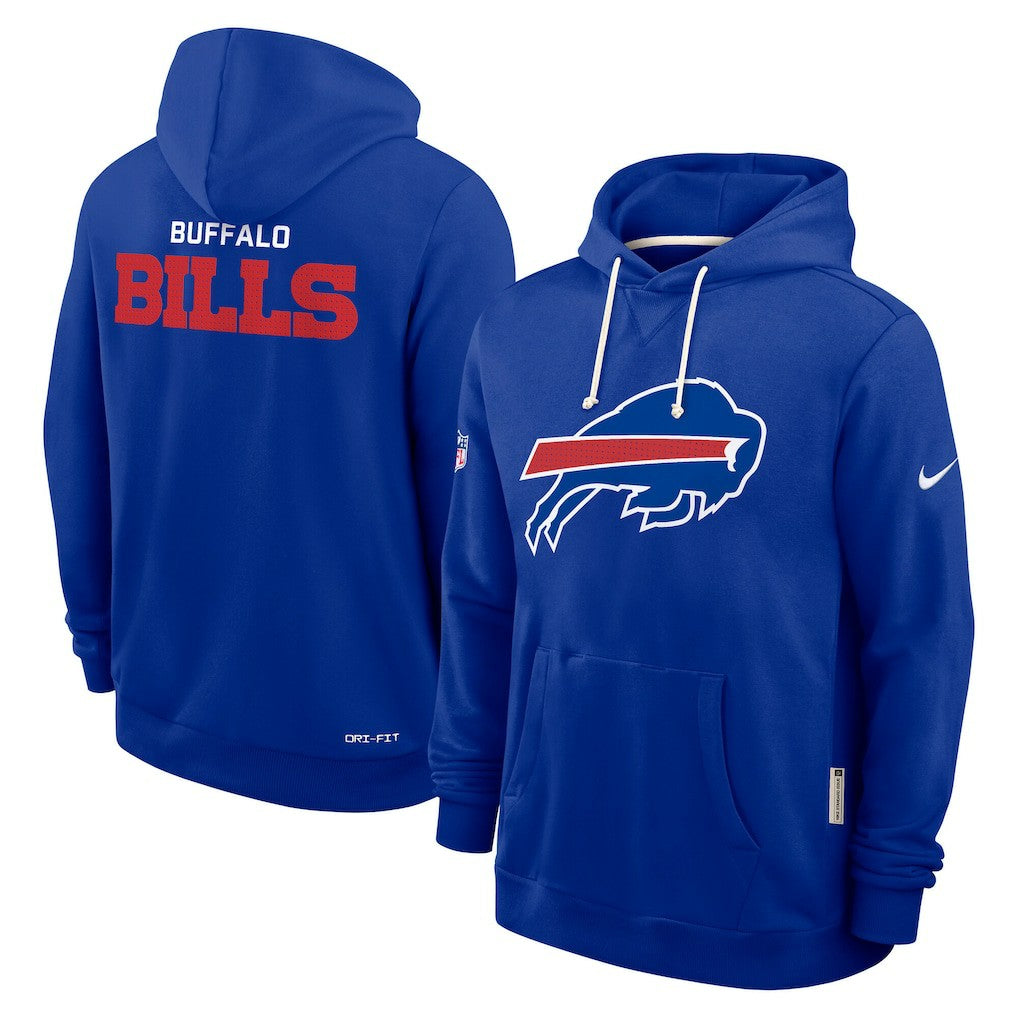 Buffalo Bills Sideline Standard Issue Initial Home Dri-FIT Hoodie - Royal Hoodies