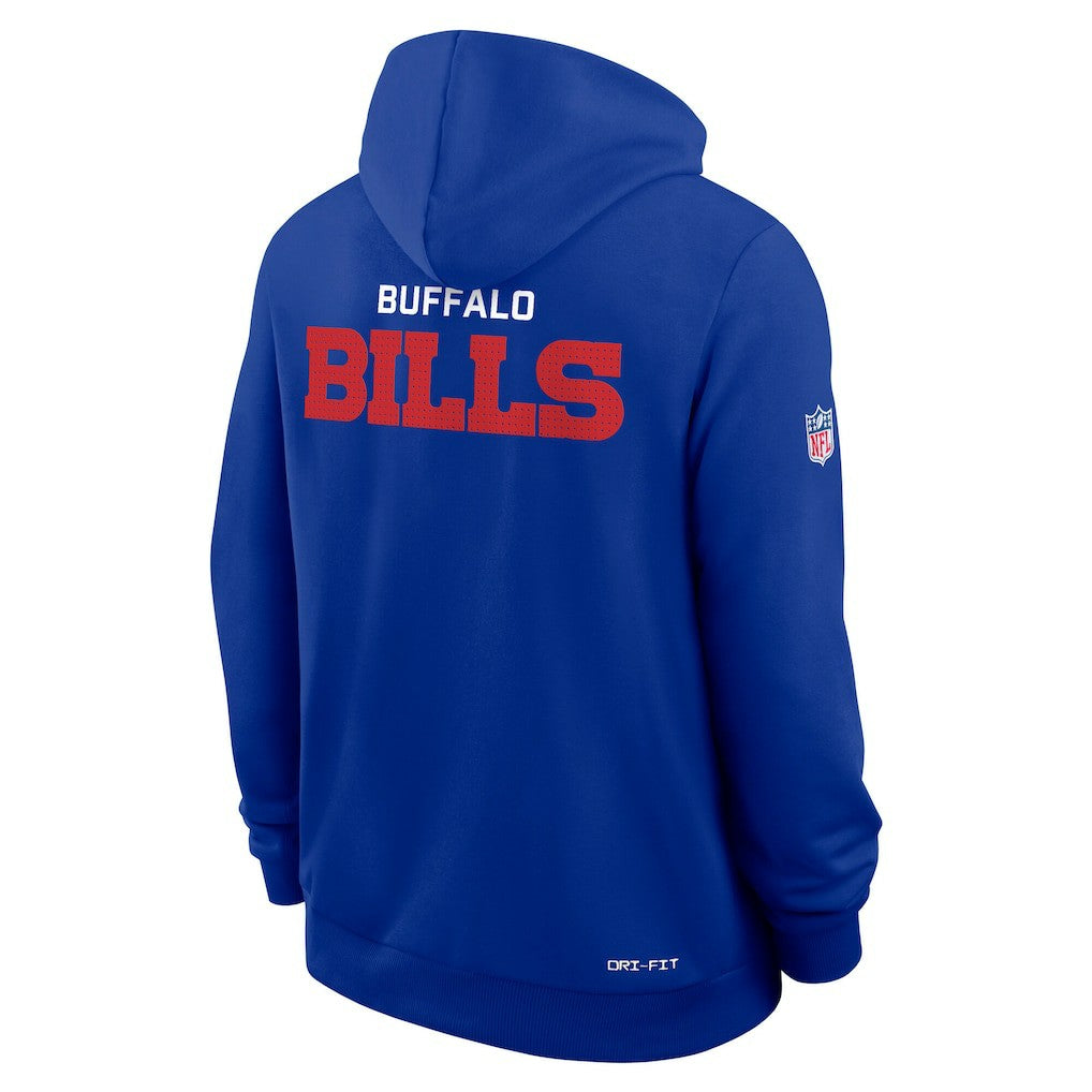 Buffalo Bills Sideline Standard Issue Initial Home Dri-FIT Hoodie - Royal Hoodies