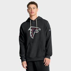 Atlanta Falcons Sideline Standard Issue Initial Home Dri-FIT Hoodie - Black Hoodies