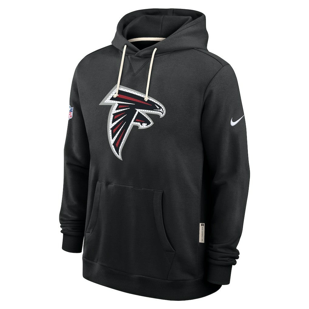 Atlanta Falcons Sideline Standard Issue Initial Home Dri-FIT Hoodie - Black Hoodies
