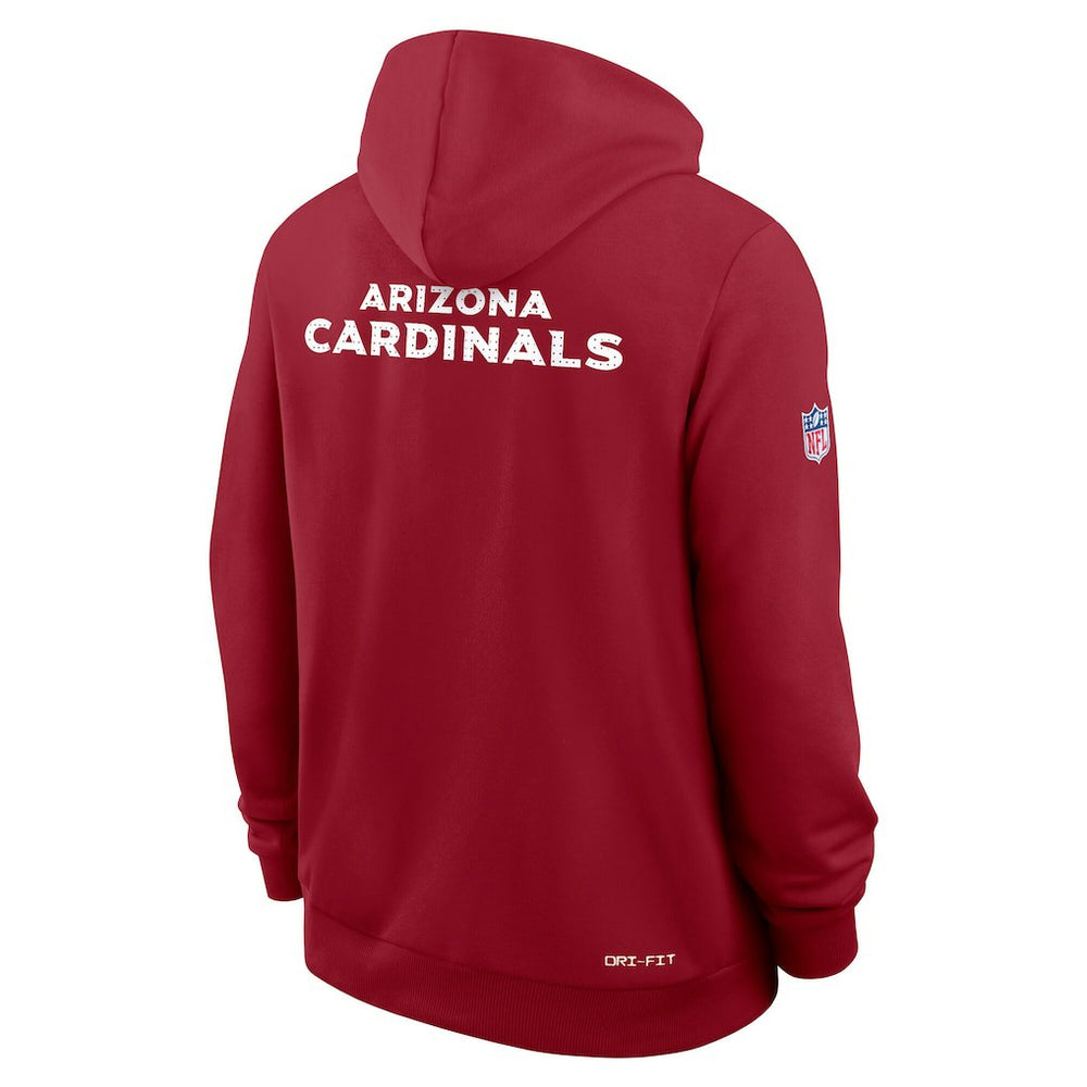 Arizona Cardinals Sideline Standard Issue Initial Home Dri-FIT Hoodie - Cardinal Hoodies