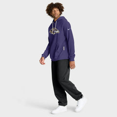 Baltimore Ravens Sideline Standard Issue Initial Home Dri-FIT Hoodie - Purple Hoodies