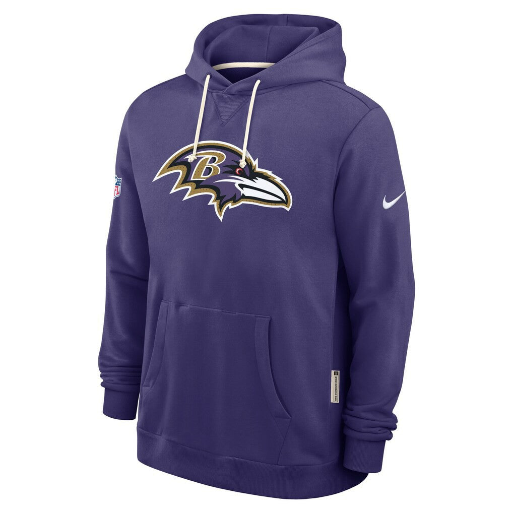 Baltimore Ravens Sideline Standard Issue Initial Home Dri-FIT Hoodie - Purple Hoodies