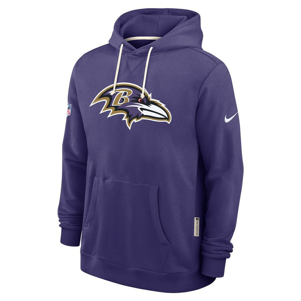 Baltimore Ravens Sideline Standard Issue Initial Home Dri-FIT Hoodie - Purple Hoodies