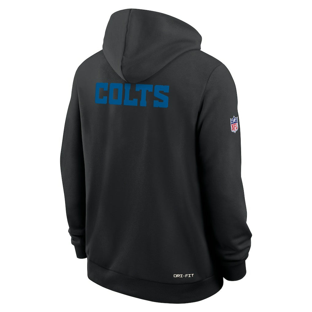 Indianapolis Colts Sideline Standard Issue Alt 2 Dri-FIT Hoodie - Black Hoodies