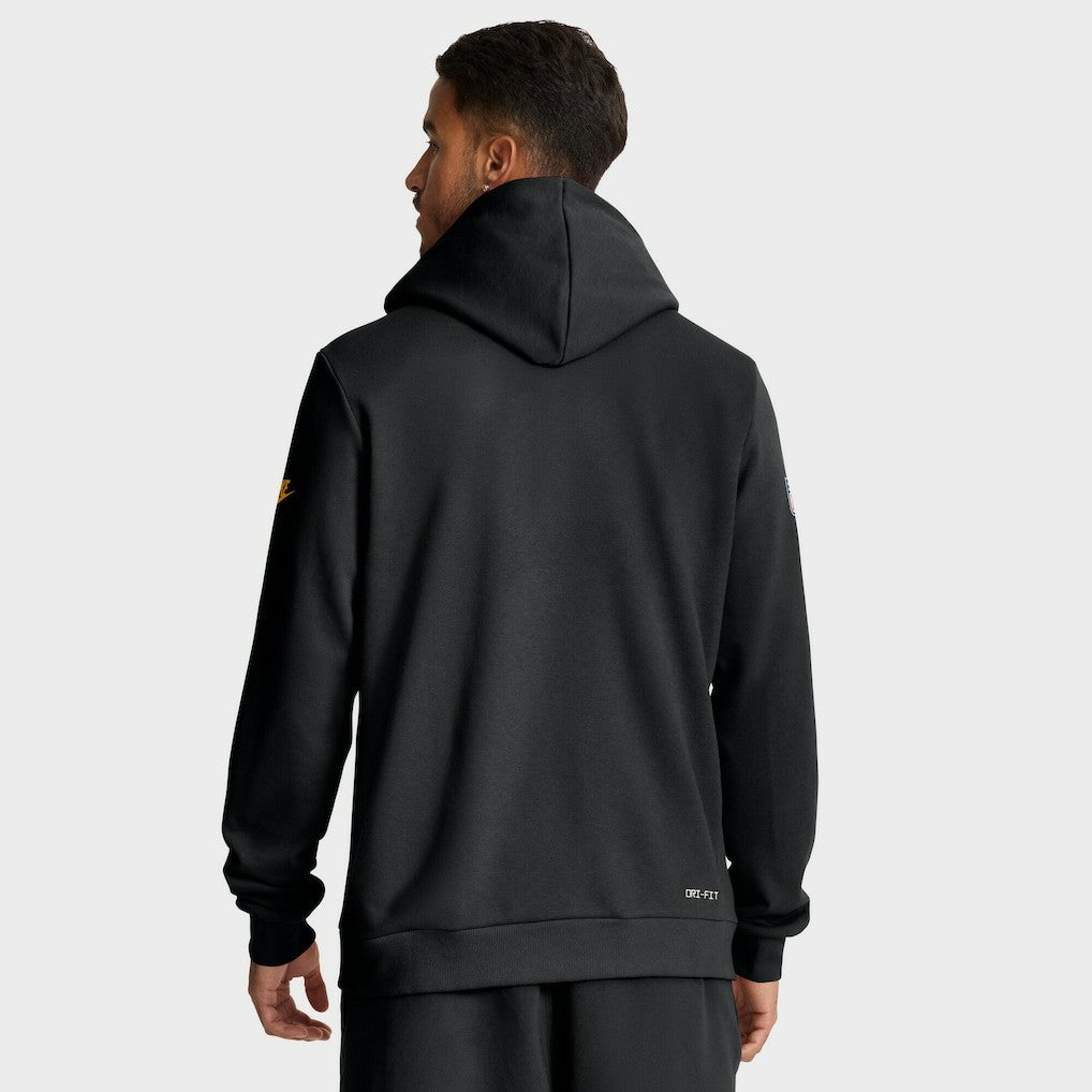 Pittsburgh Steelers Sideline Standard Issue Alt 2 Dri-FIT Hoodie - Black Hoodies