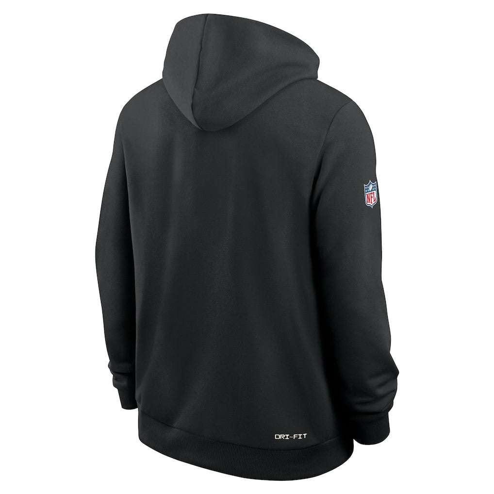 Pittsburgh Steelers Sideline Standard Issue Alt 2 Dri-FIT Hoodie - Black Hoodies