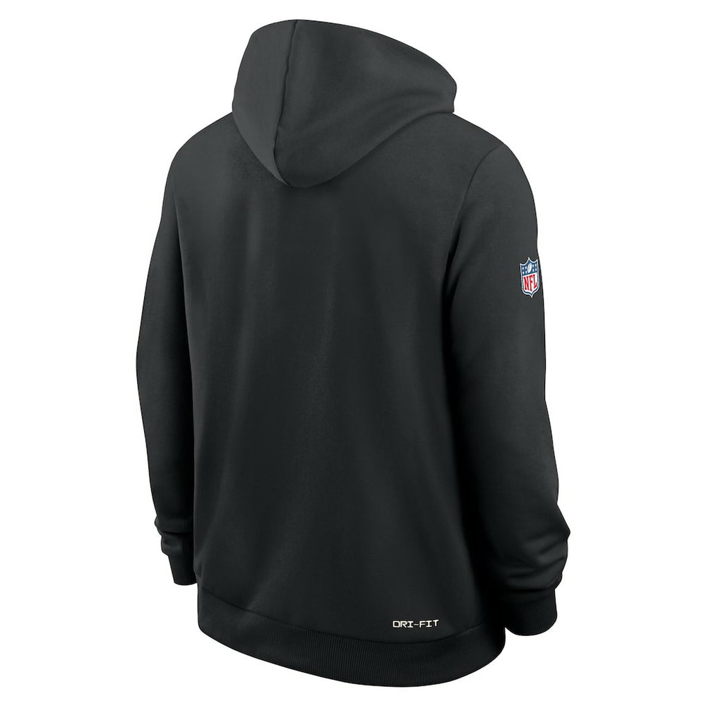 Pittsburgh Steelers Sideline Standard Issue Alt 2 Dri-FIT Hoodie - Black Hoodies
