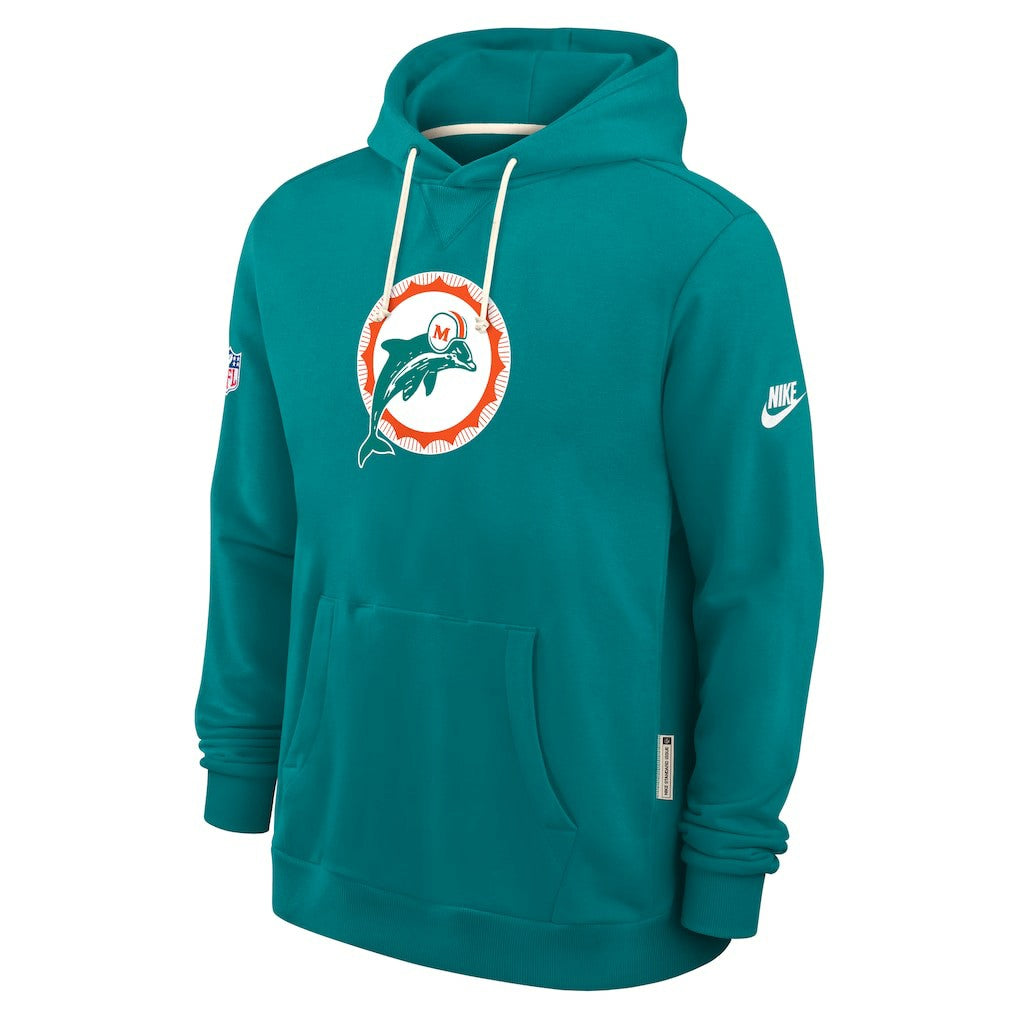 Miami Dolphins Sideline Standard Issue Alt 2 Dri-FIT Hoodie - Aqua Hoodies