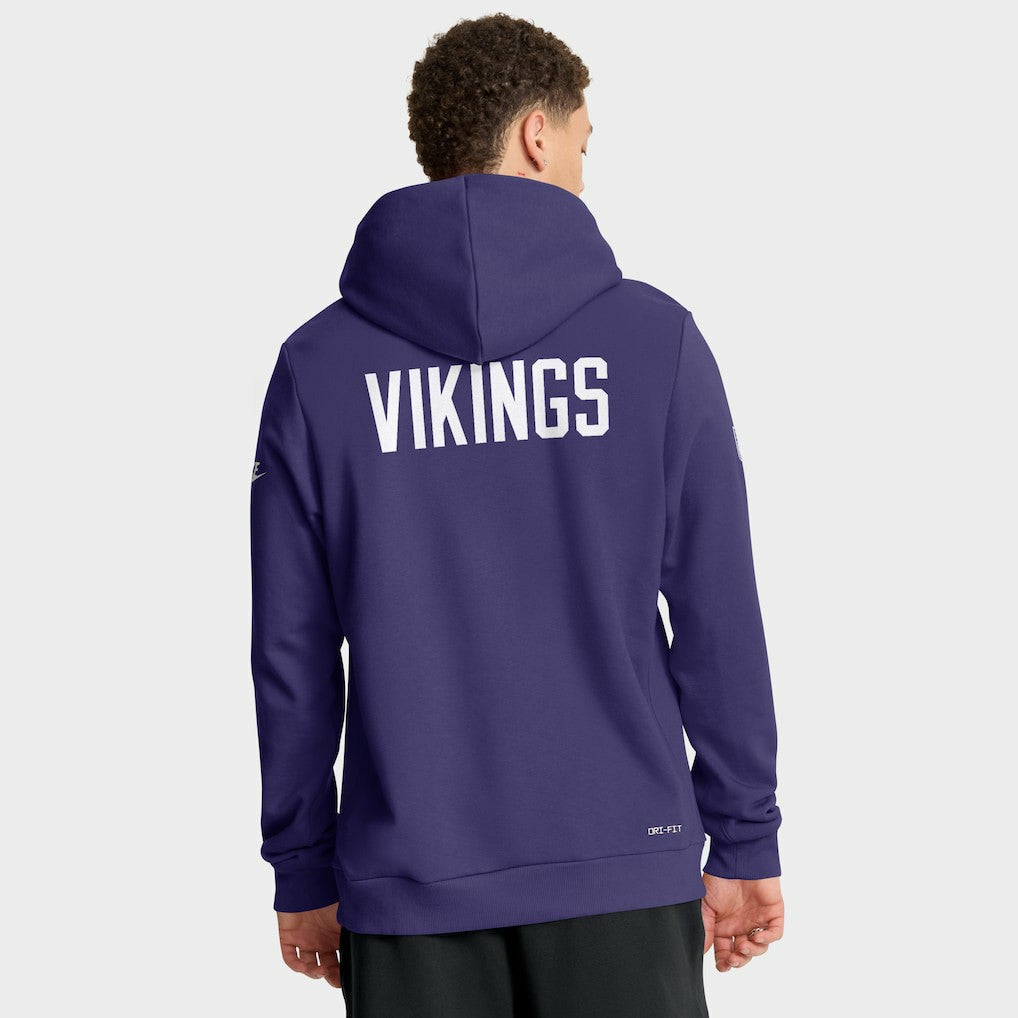 Minnesota Vikings Sideline Standard Issue Alt 2 Dri-FIT Hoodie - Purple Hoodies