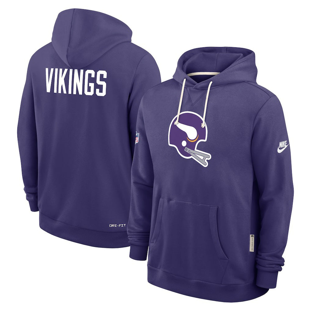 Minnesota Vikings Sideline Standard Issue Alt 2 Dri-FIT Hoodie - Purple Hoodies