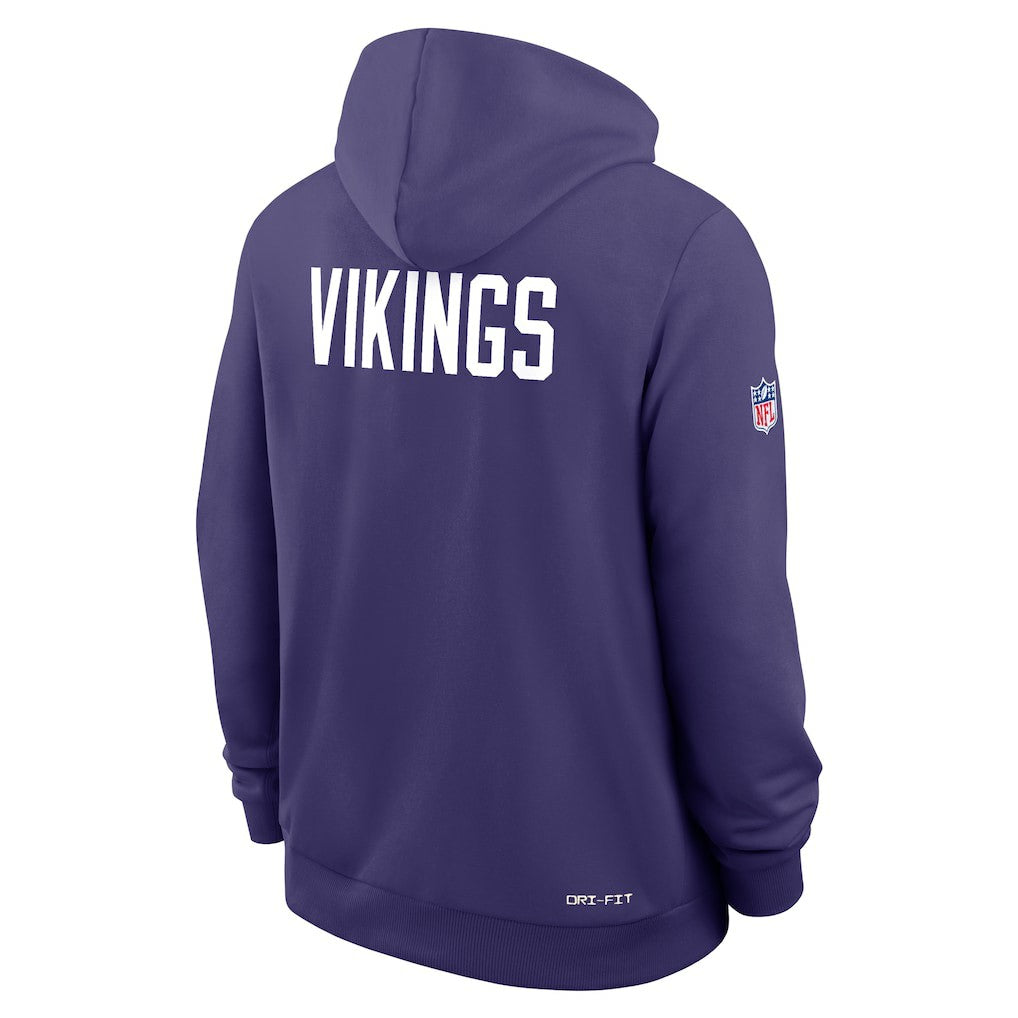 Minnesota Vikings Sideline Standard Issue Alt 2 Dri-FIT Hoodie - Purple Hoodies