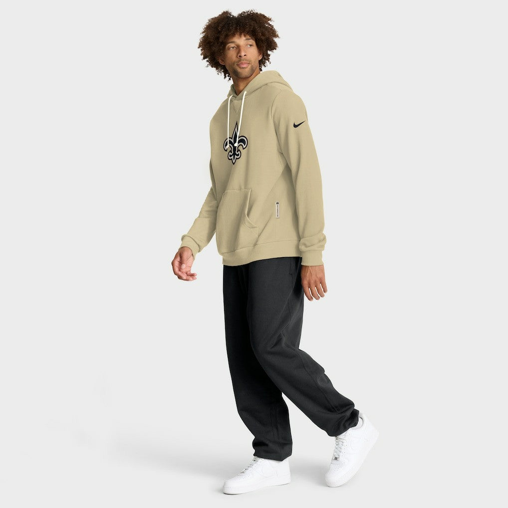 New Orleans Saints Sideline Standard Issue Alt 2 Dri-FIT Hoodie - Gold Hoodies