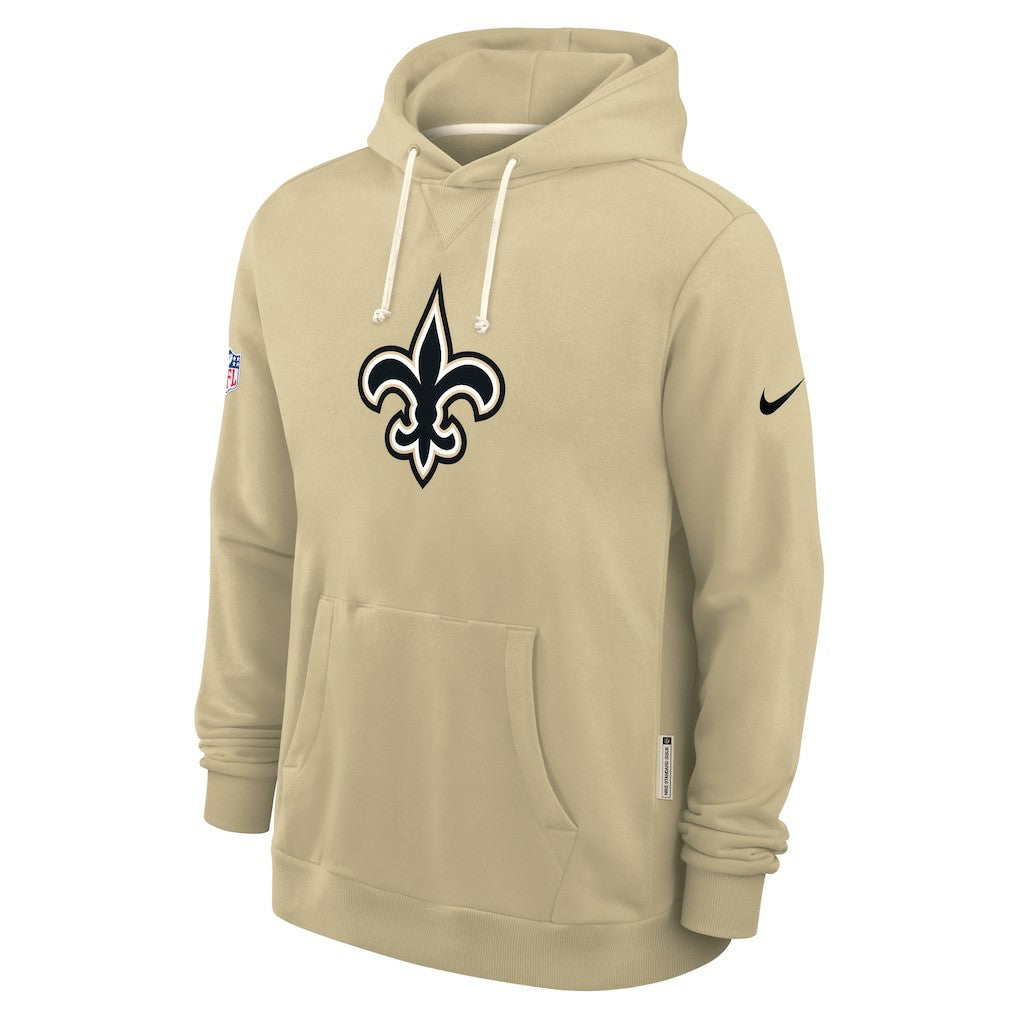 New Orleans Saints Sideline Standard Issue Alt 2 Dri-FIT Hoodie - Gold Hoodies