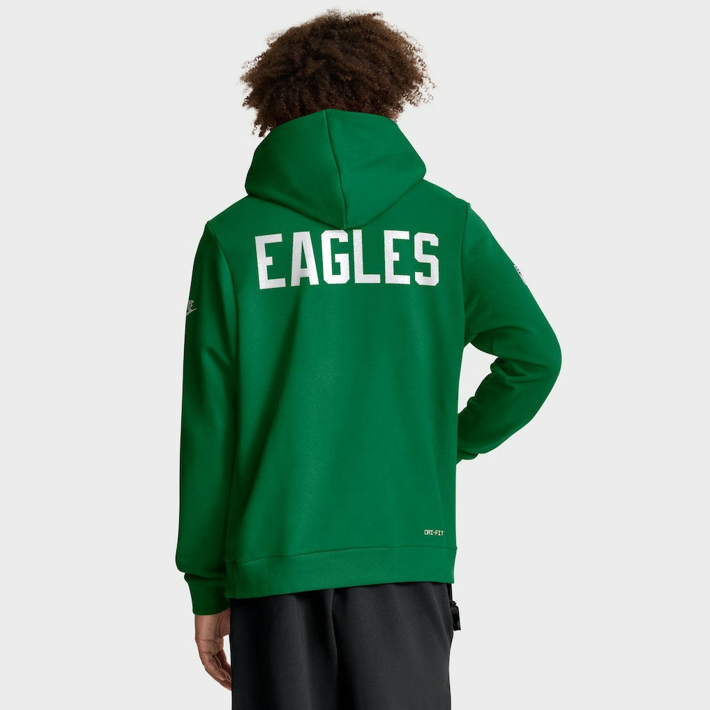 Philadelphia Eagles Sideline Standard Issue Alt 2 Dri-FIT Hoodie - Kelly Green Hoodies