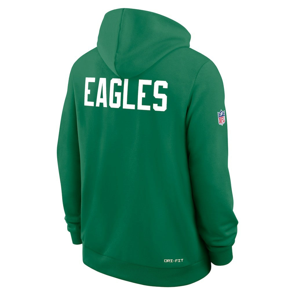 Philadelphia Eagles Sideline Standard Issue Alt 2 Dri-FIT Hoodie - Kelly Green Hoodies