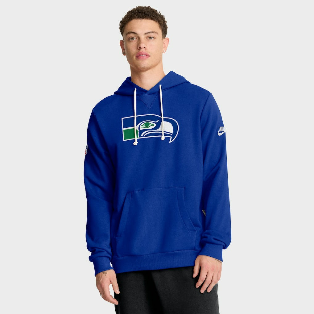 Seattle Seahawks Sideline Standard Issue Alt 2 Dri-FIT Hoodie - Royal Hoodies