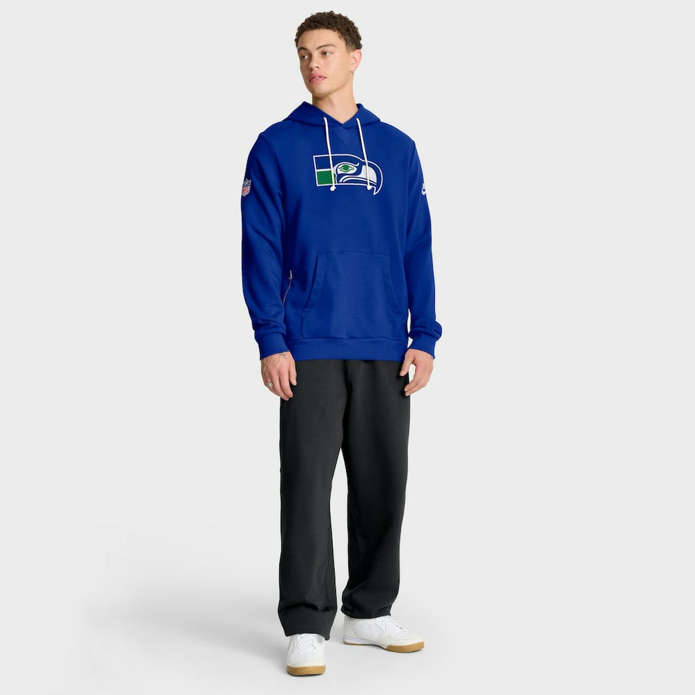 Seattle Seahawks Sideline Standard Issue Alt 2 Dri-FIT Hoodie - Royal Hoodies