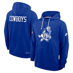 Dallas Cowboys Sideline Standard Issue Alt 2 Dri-FIT Hoodie - Royal Hoodies