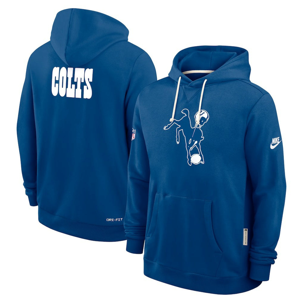 Indianapolis Colts Sideline Standard Issue Alt 2 Dri-FIT Hoodie - Royal Hoodies