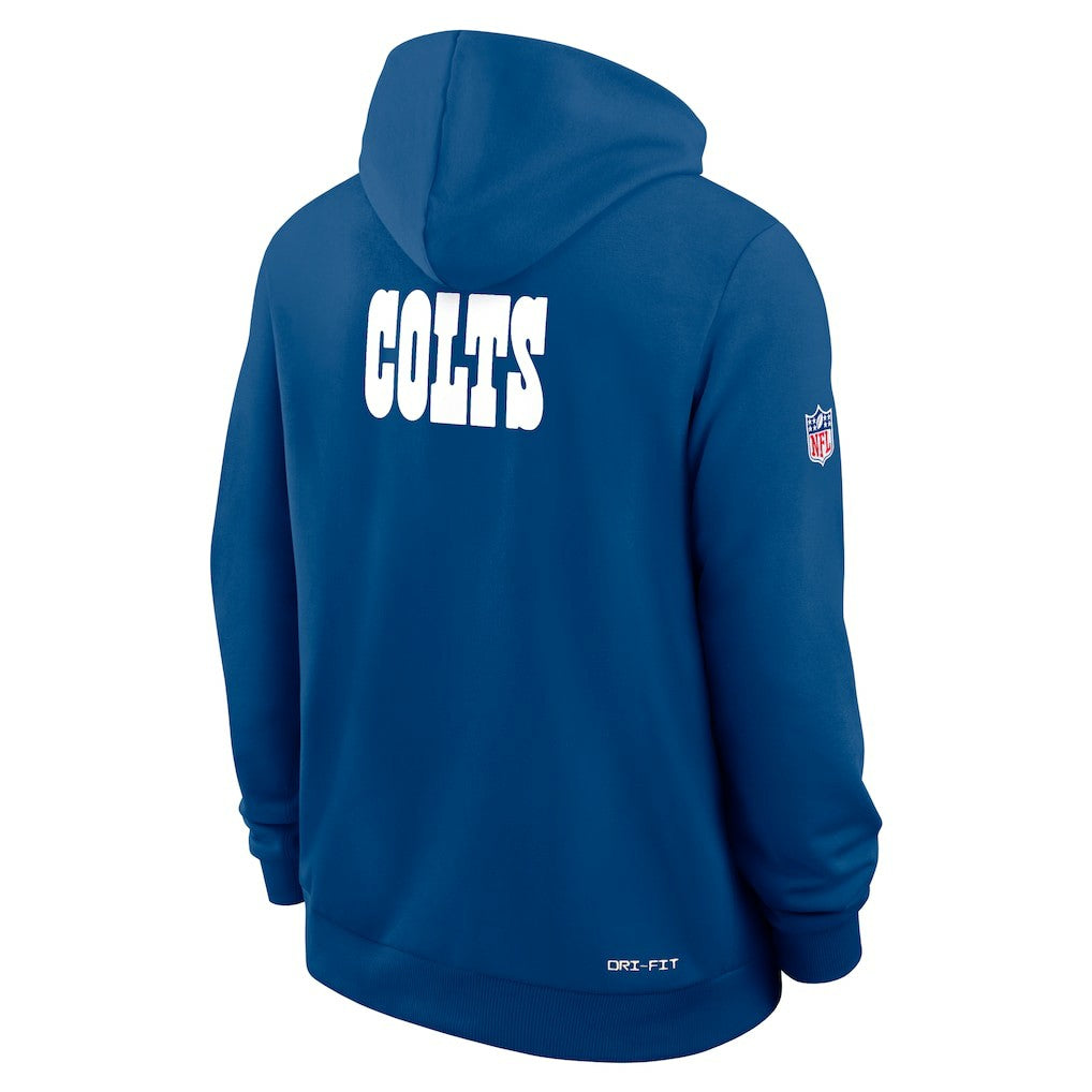 Indianapolis Colts Sideline Standard Issue Alt 2 Dri-FIT Hoodie - Royal Hoodies