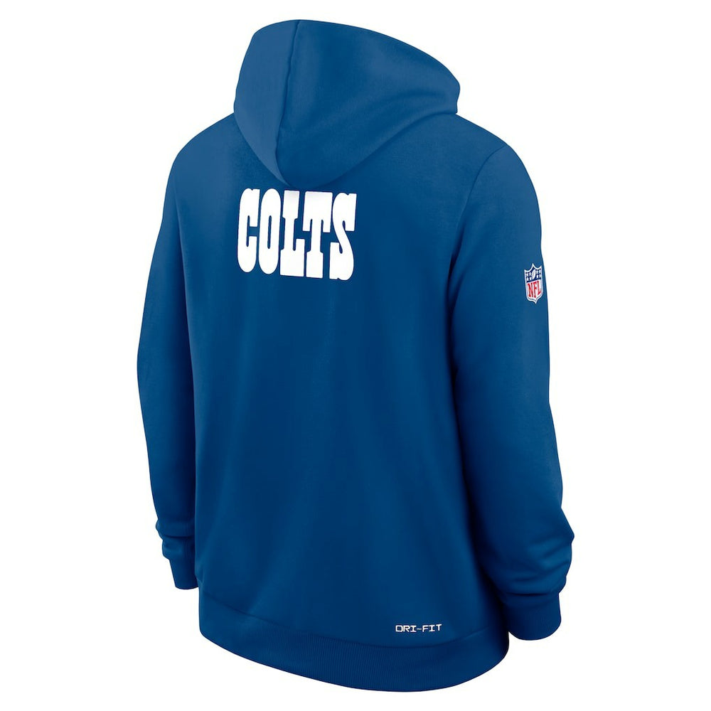 Indianapolis Colts Sideline Standard Issue Alt 2 Dri-FIT Hoodie - Royal Hoodies