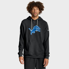 Detroit Lions Sideline Standard Issue Alt 2 Dri-FIT Hoodie - Black Hoodies