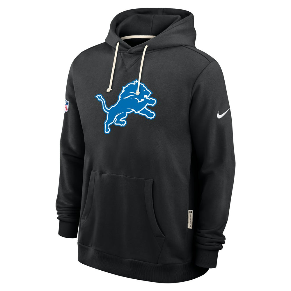 Detroit Lions Sideline Standard Issue Alt 2 Dri-FIT Hoodie - Black Hoodies