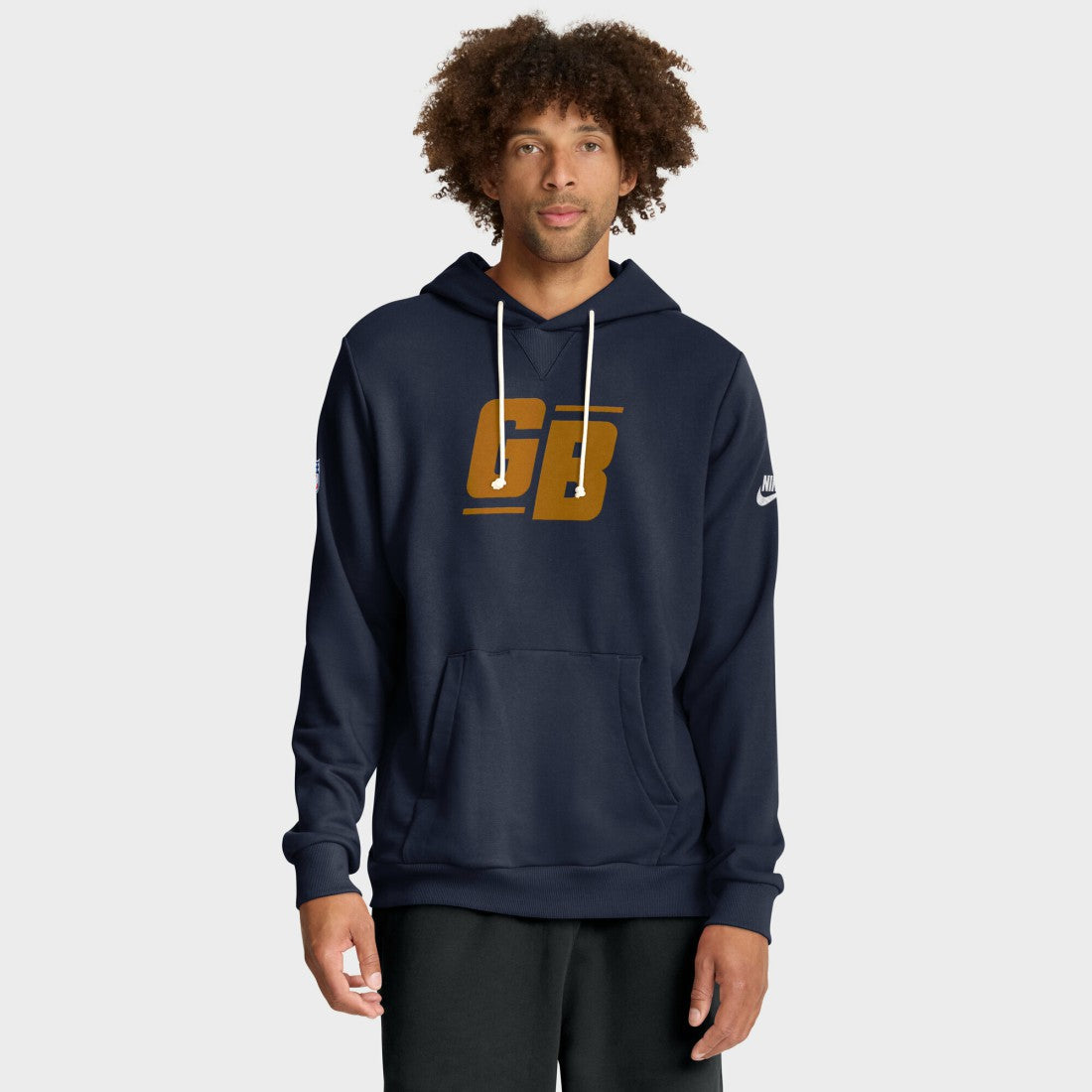 Green Bay Packers The 1923 Classic Sideline Dri-FIT Pullover Hoodie - Navy Hoodies